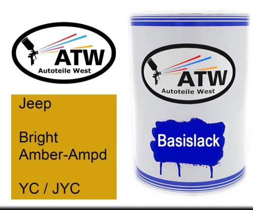 Jeep, Bright Amber-Ampd, YC / JYC: 500ml Lackdose, von ATW Autoteile West.